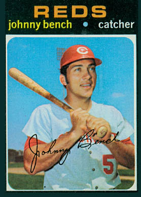 1971 Topps Johnny Bench #250 Baseball Card