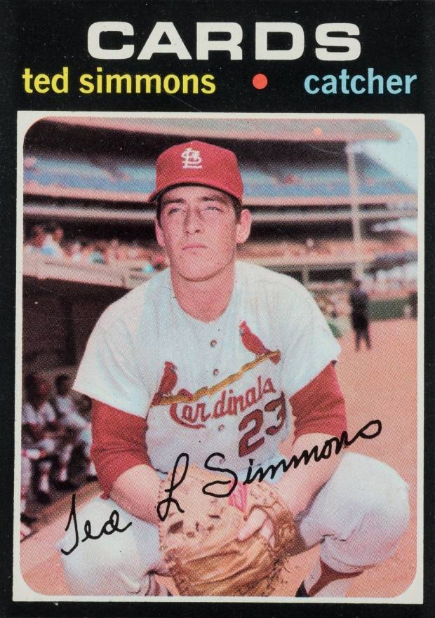 1971 Topps Ted Simmons #117 Baseball Card