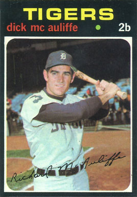 1971 Topps Dick McAuliffe #3 Baseball Card