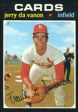 1971 Topps Jerry DaVanon #32 Baseball Card