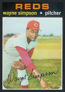 1971 Topps Wayne Simpson #339 Baseball Card