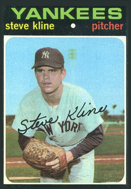 1971 Topps Steve Kline #51 Baseball Card