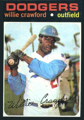 1971 Topps Willie Crawford #519 Baseball Card
