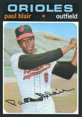 1971 Topps Paul Blair #53 Baseball Card