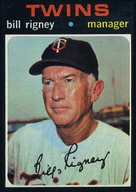 1971 Topps Bill Rigney #532 Baseball Card