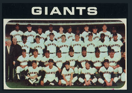 1971 Topps San Francisco Giants Team #563 Baseball Card