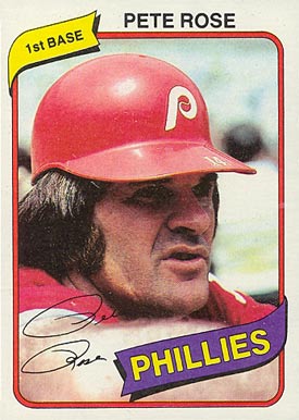 1980 Burger King Phillies Pete Rose #4 Baseball Card