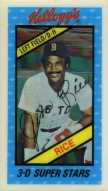 1980 Kellogg's Jim Rice #44 Baseball Card