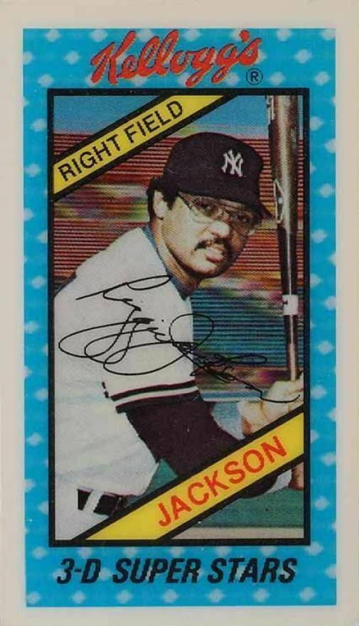 1980 Kellogg's Reggie Jackson #26 Baseball Card