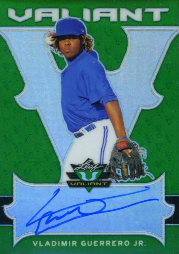 2018 Leaf Valiant  Vladimir Guerrero Jr. #BA-VG1 Baseball Card