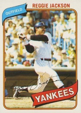 1980 O-Pee-Chee Reggie Jackson #314 Baseball Card