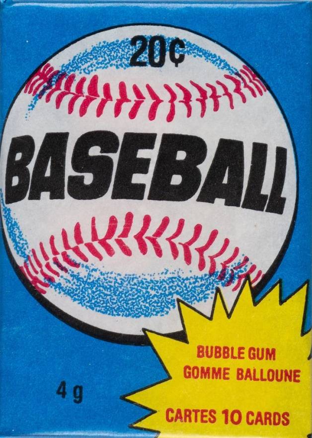 1980 O-Pee-Chee Wax Pack #WP Baseball Card