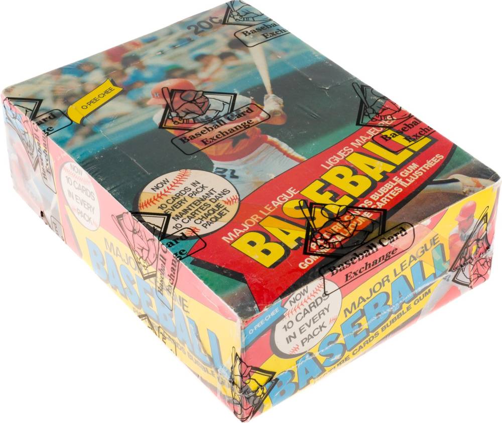 1980 O-Pee-Chee Wax Pack Box #WPB Baseball Card