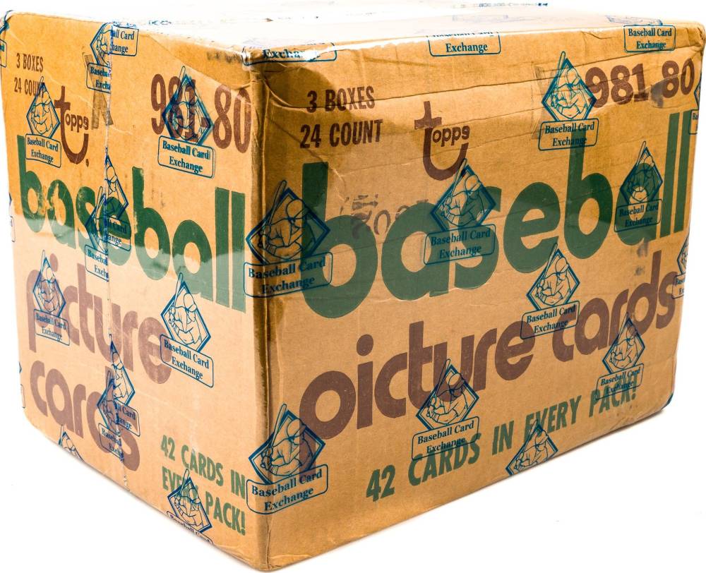 1980 Topps Rack Pack Box Case #RPBC Baseball Card