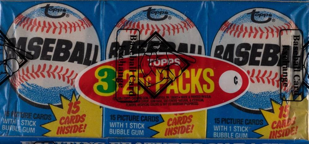 1980 Topps Wax Pack Tray #WPT Baseball Card