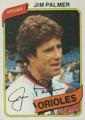 1980 Topps Jim Palmer #590 Baseball Card