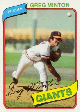 1980 Topps Greg Minton #588 Baseball Card