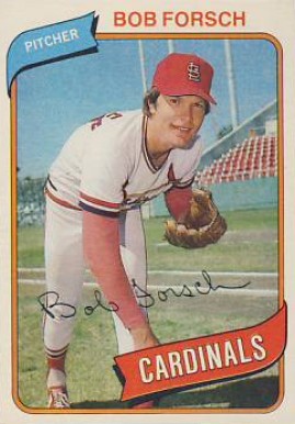 1980 Topps Bob Forsch #535 Baseball Card