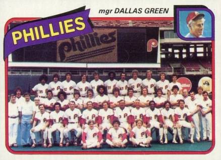 1980 Topps Phillies Team #526 Baseball Card