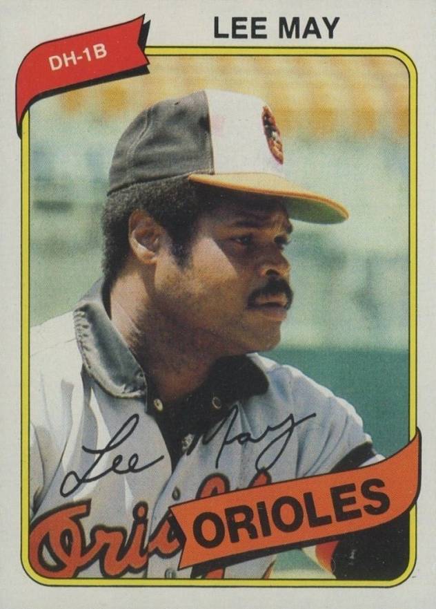 1980 Topps Lee May #490 Baseball Card