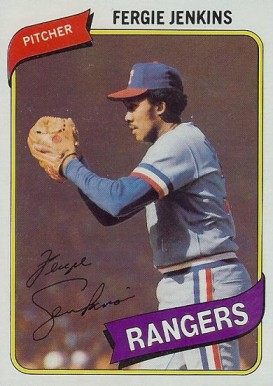 1980 Topps Fergie Jenkins #390 Baseball Card