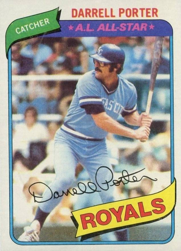 1980 Topps Darrell Porter #360 Baseball Card