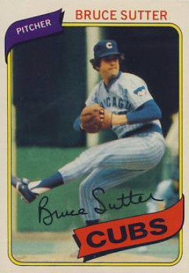 1980 Topps Bruce Sutter #17 Baseball Card