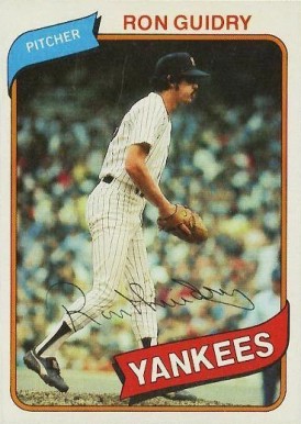 1980 Topps Ron Guidry #300 Baseball Card