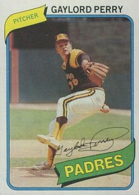 1980 Topps Gaylord Perry #280 Baseball Card