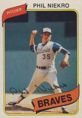 1980 Topps Phil Niekro #245 Baseball Card