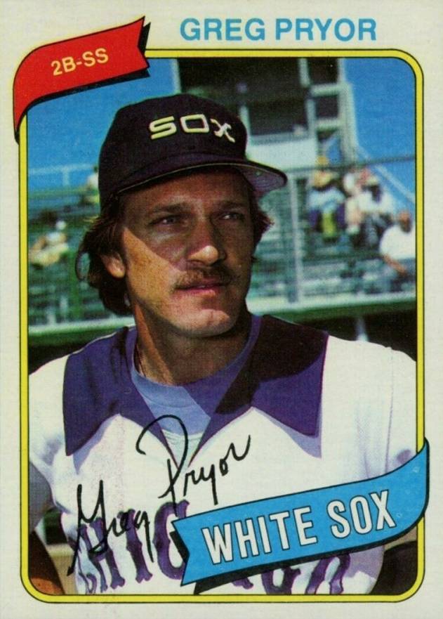 1980 Topps Greg Pryor #164 Baseball Card