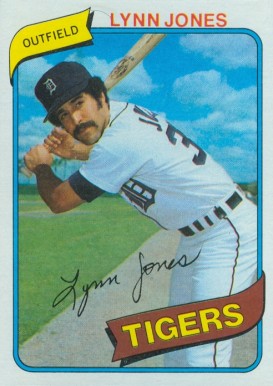 1980 Topps Lynn Jones #123 Baseball Card