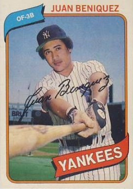 1980 Topps Juan Beniquez #114 Baseball Card
