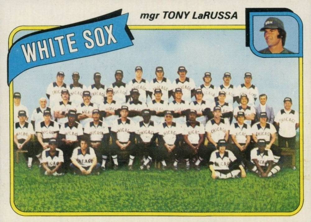 1980 Topps White Sox Team #112 Baseball Card
