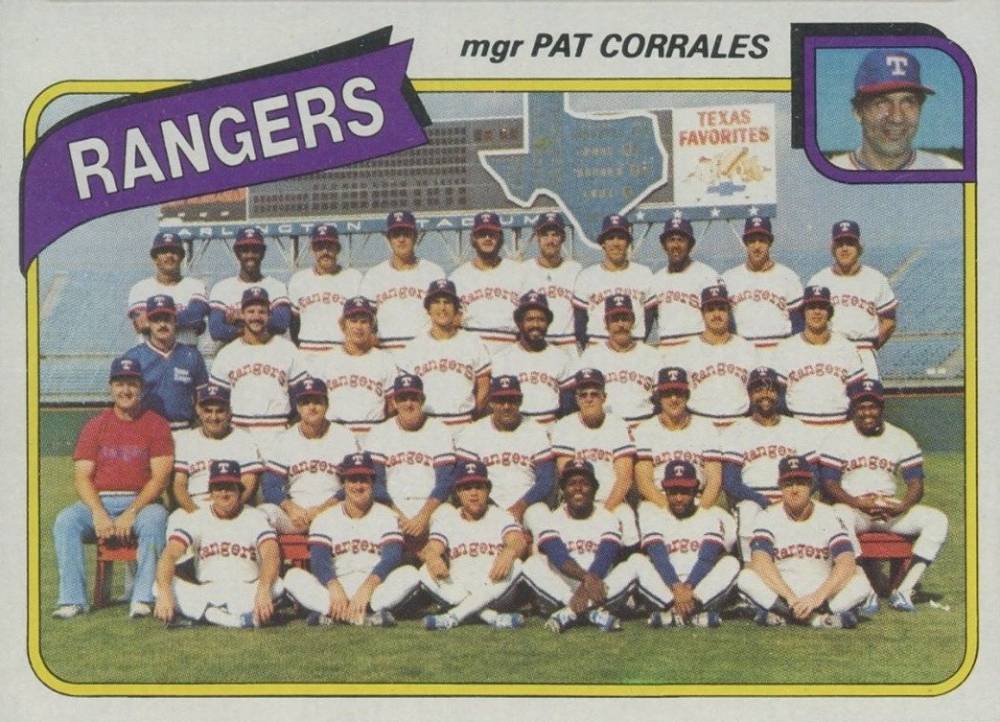 1980 Topps Rangers Team #41 Baseball Card