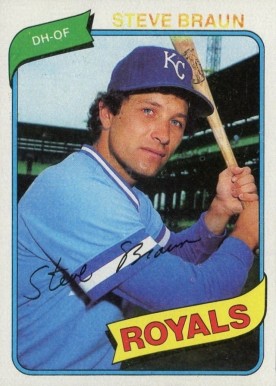 1980 Topps Steve Braun #9 Baseball Card