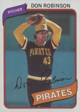 1980 Topps Don Robinson #719 Baseball Card