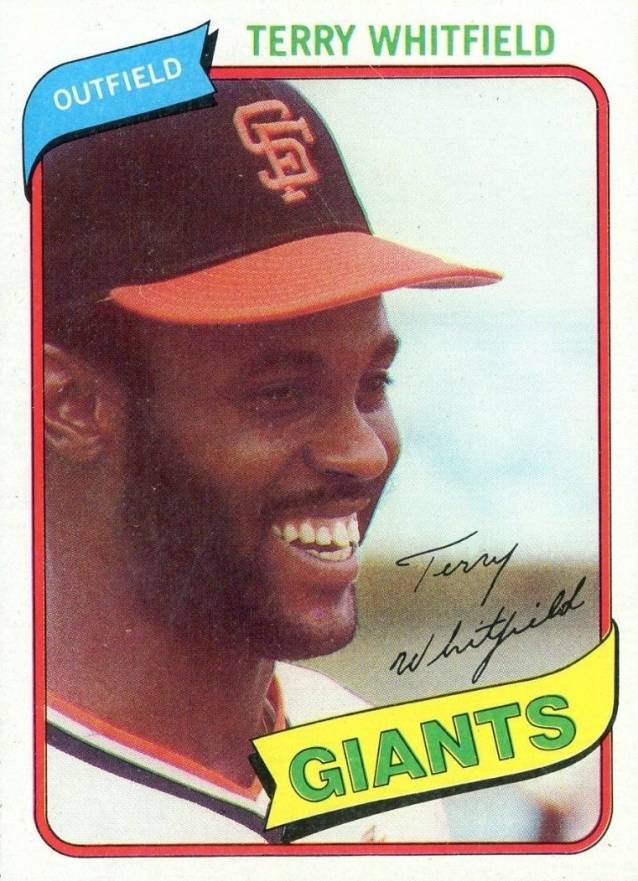 1980 Topps Terry Whitfield #713 Baseball Card