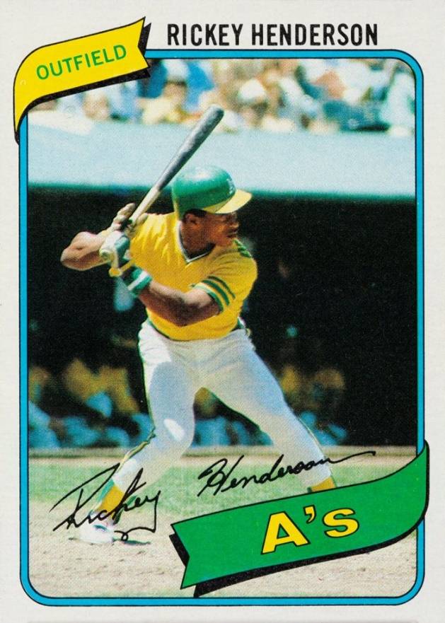 1980 Topps Rickey Henderson #482 Baseball Card