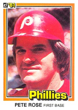 1981 Donruss Pete Rose #371 Baseball Card