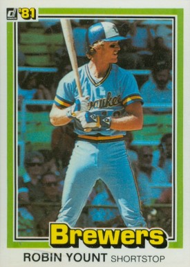 1981 Donruss Robin Yount #323 Baseball Card