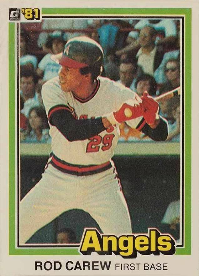 1981 Donruss Rod Carew #49 Baseball Card