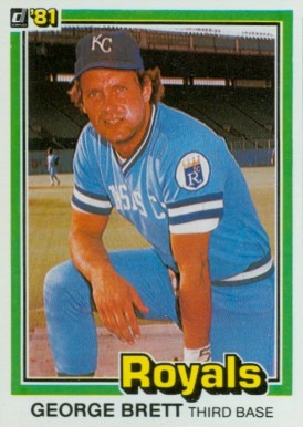 1981 Donruss George Brett #100 Baseball Card