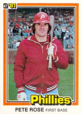 1981 Donruss Pete Rose #131 Baseball Card