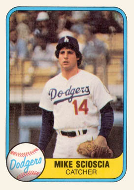 1981 Fleer Mike Scioscia #131 Baseball Card