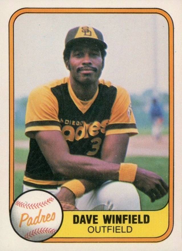 1981 Fleer Dave Winfield #484 Baseball Card