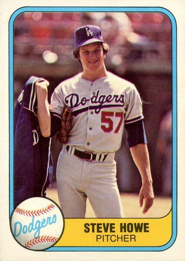 1981 Fleer Steve Howe #136 Baseball Card