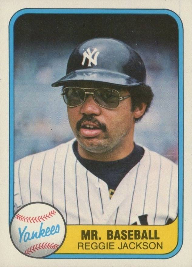 1981 Fleer Reggie Jackson #79p Baseball Card