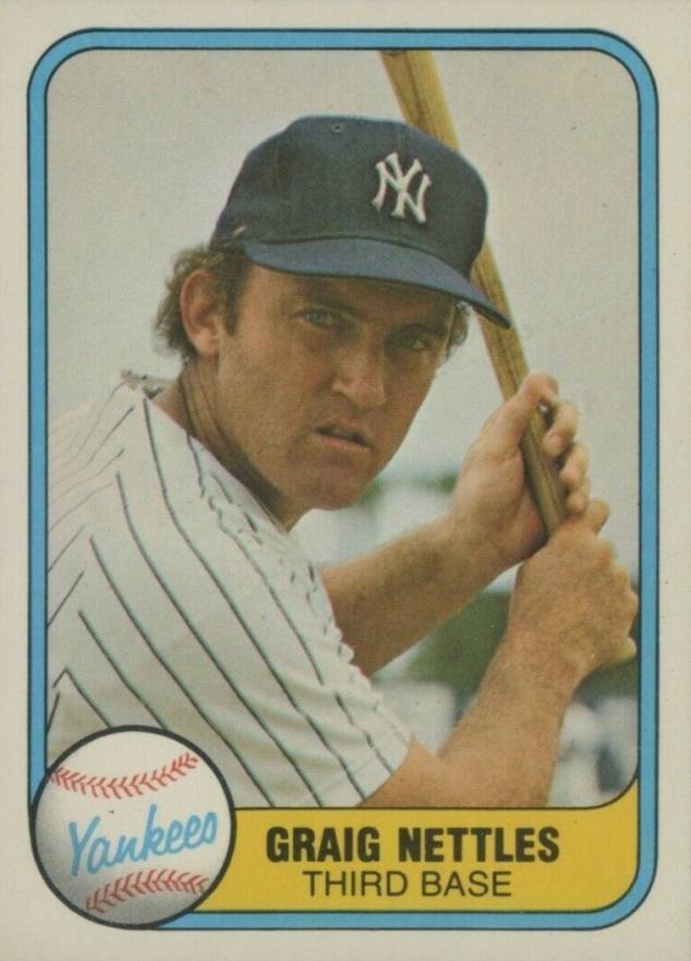 1981 Fleer Graig Nettles #87c Baseball Card