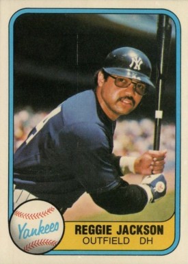 1981 Fleer Reggie Jackson #79b Baseball Card